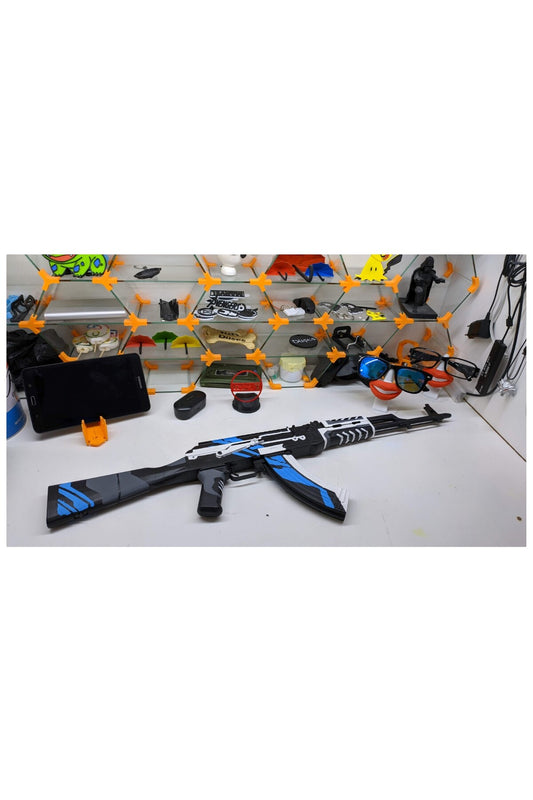 AK-47 Kalashnikov CS GO V3 DECOR 1/1 SKALA VERKLIG STORLEK (INGEN LEKSAK, FUNKTIONERAR INTE, ÄR DEKORATIV) TCS