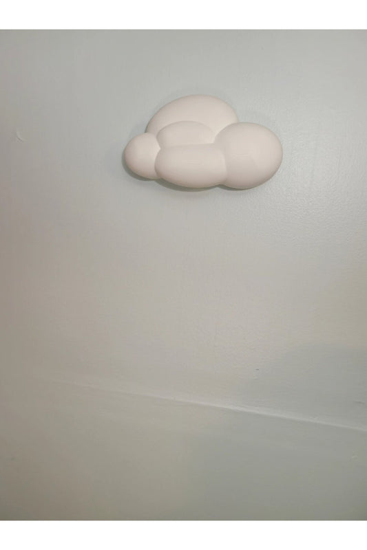 Dekorativ 3D-molnväggdekoration HÅRD PLAST 25 CM TCS