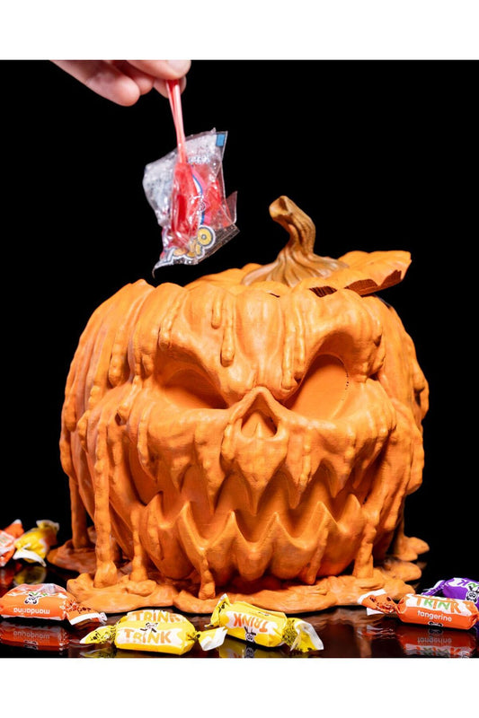 Halloween skrämmande pumpagodisburk TCS