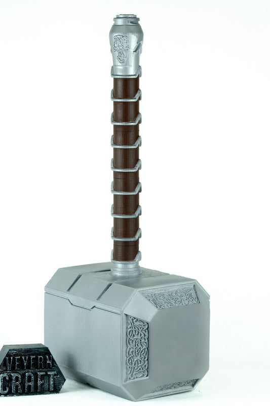 Thors hammare Mjölner Marvel Avengers (48 cm hammare jätteformat 1:1) Thor Hammer 3D-figur TCS