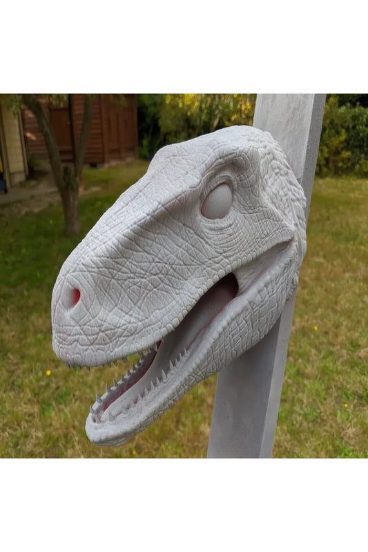 Dinosaurie Raptor huvud väggbyst stor storlek TCS