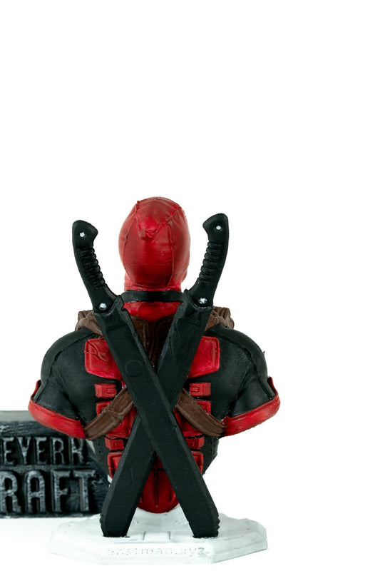 Deadpool Byst / Figur - Marvel Comics - 20 cm hög 3D-figur TCS