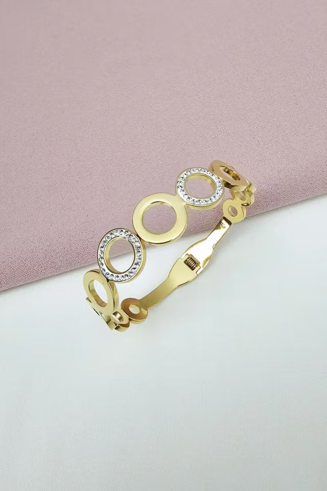 Armband av stål, sten (new-v3)