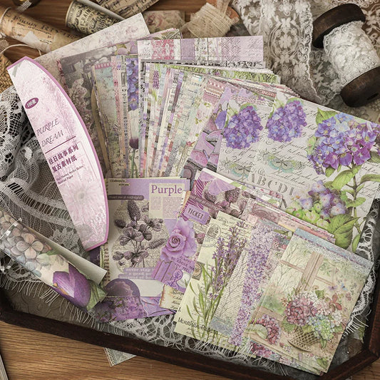 Vintage Series Scrapbooking 100Pcs/Pack Past Stories