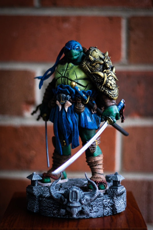 Teenage Mutant Ninja Turtles Leonardo Figur TMNT Leonardo Figur 25 cm Stor storlek TCS