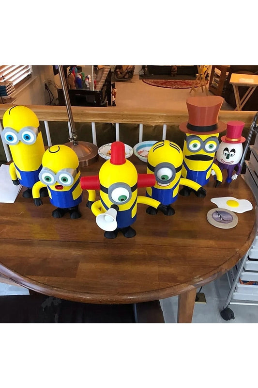 Minion Carl Bee Doo leksaksfigur 15 cm (stor storlek) TCS