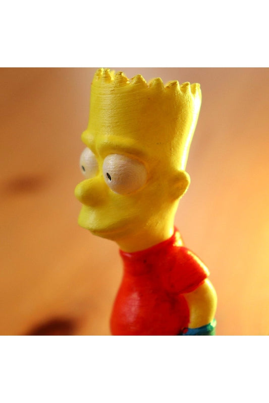 Bart Simpson Simpsons Simpsons Målad figur 10 cm TCS