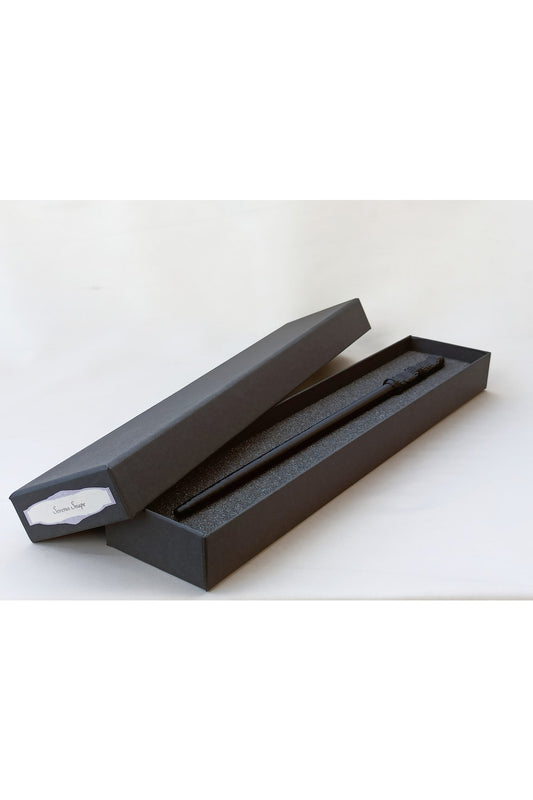 Severus Snapes trollstav Harry Potter metallkärna i ask TCS