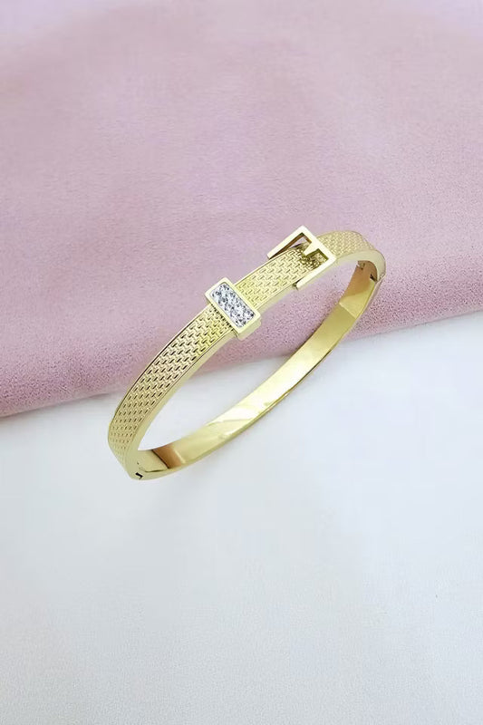 Stål, sten bältes armband (new-v3)
