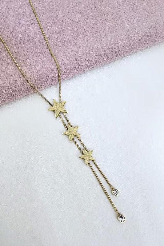 Stål, 3-stjärnigt halsband (new-v3)