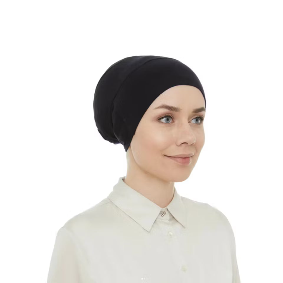 Lavendel, silikonförstärkt halkskydd underscarf, (svart) (new-v3)