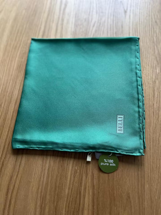 Belli scarf (twill) smaragdgrön (new-v3)