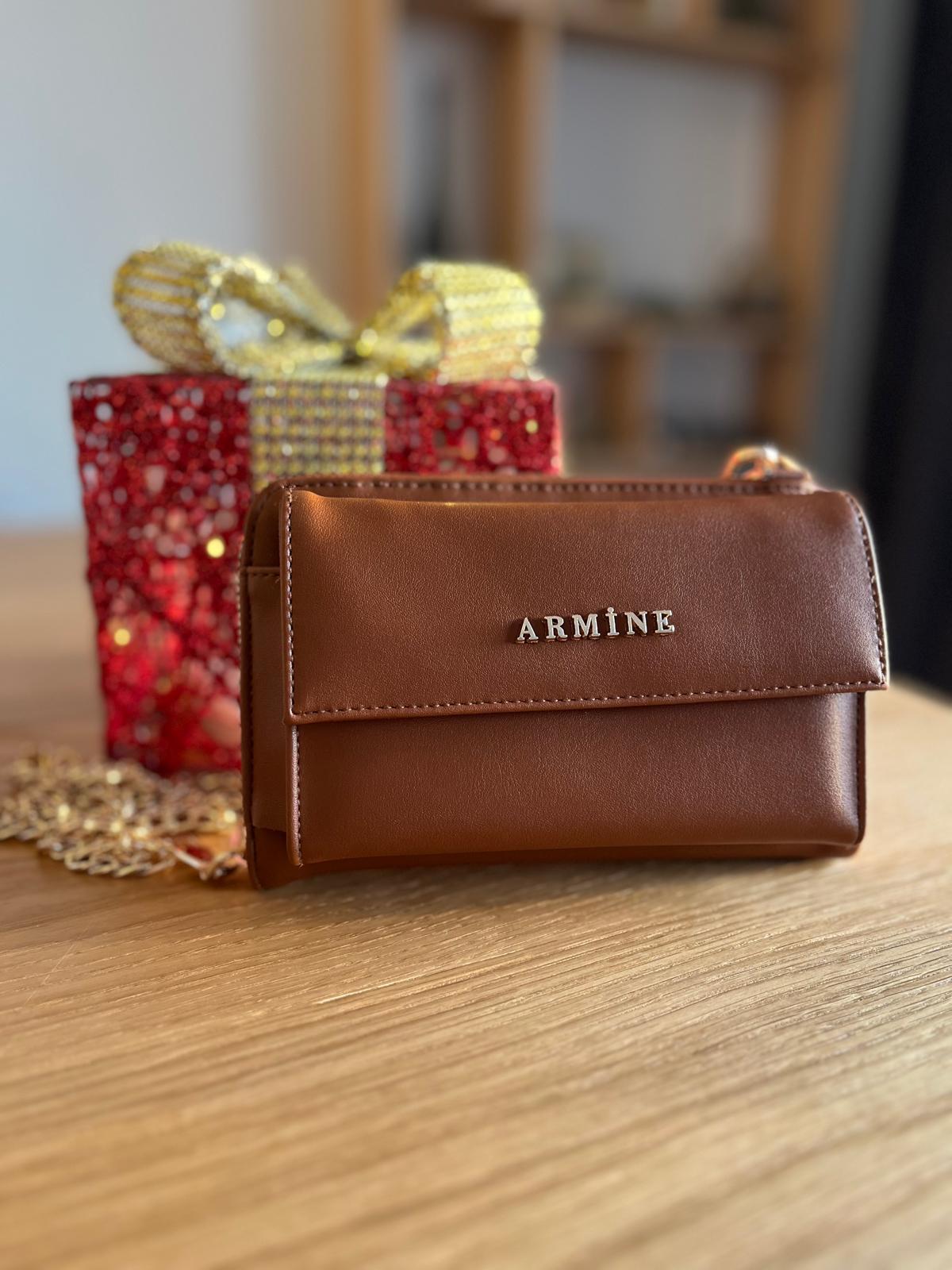 Armine mobiltelefonväskor brun (new-v3)