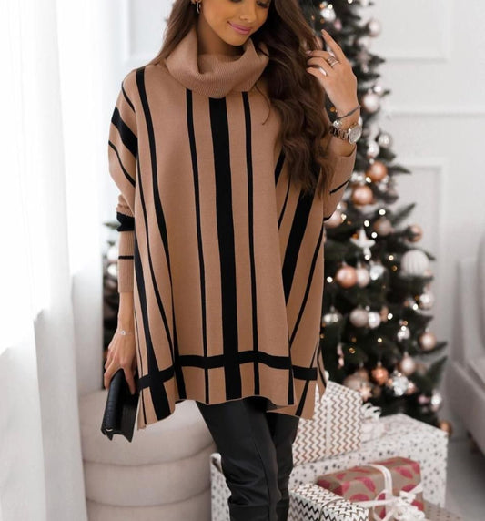 Mybee Knitwear Ponchotröja - Brun (new-v3)