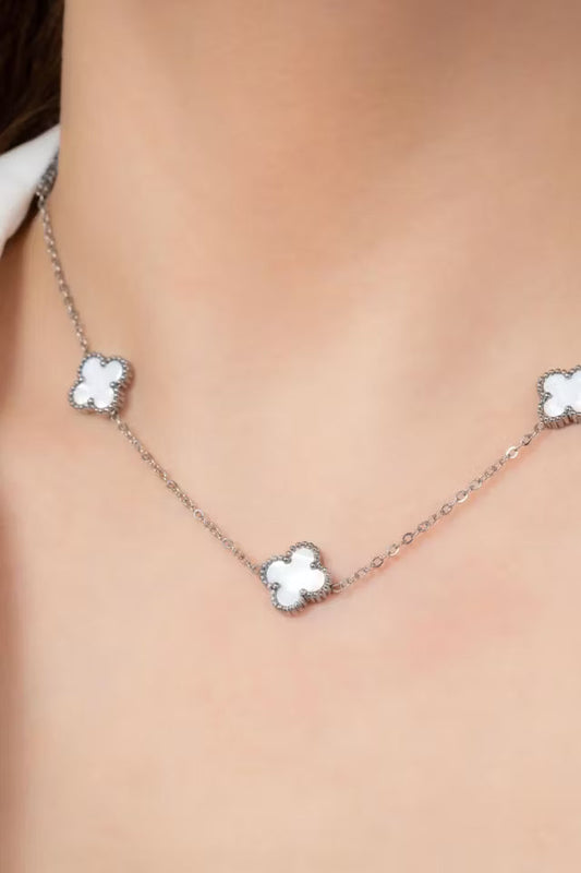 Stål Van Cleef Silver Halsband (new-v3)