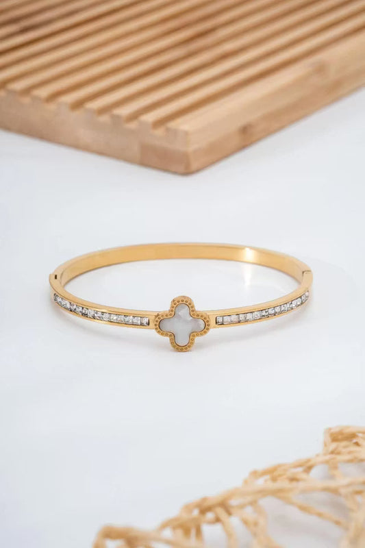 Stål Zirkon Sten Van Cleef armband (new-v3)