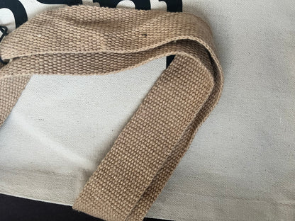 Kaffe Fika Äppelpaj Väska i Canvas och Jute för Alla Tillfällen