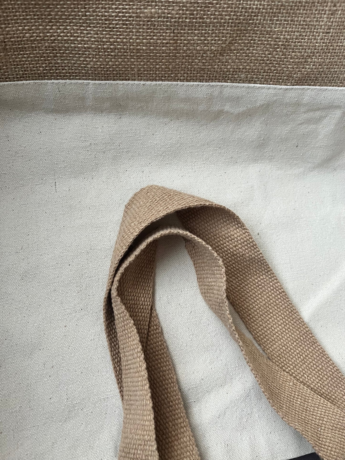 Kaffe Fika Äppelpaj Väska i Canvas och Jute för Alla Tillfällen