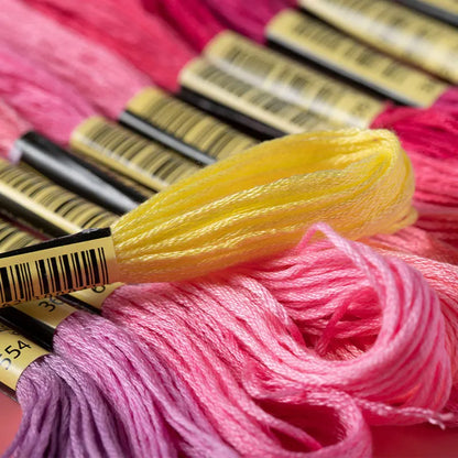 5/8/50/100pcs Mix Colors Embroidery Thread Cotton Sewing Skeins Rainbow Cotton & Silk Embroidery Threads for DIY Bracelet Making
