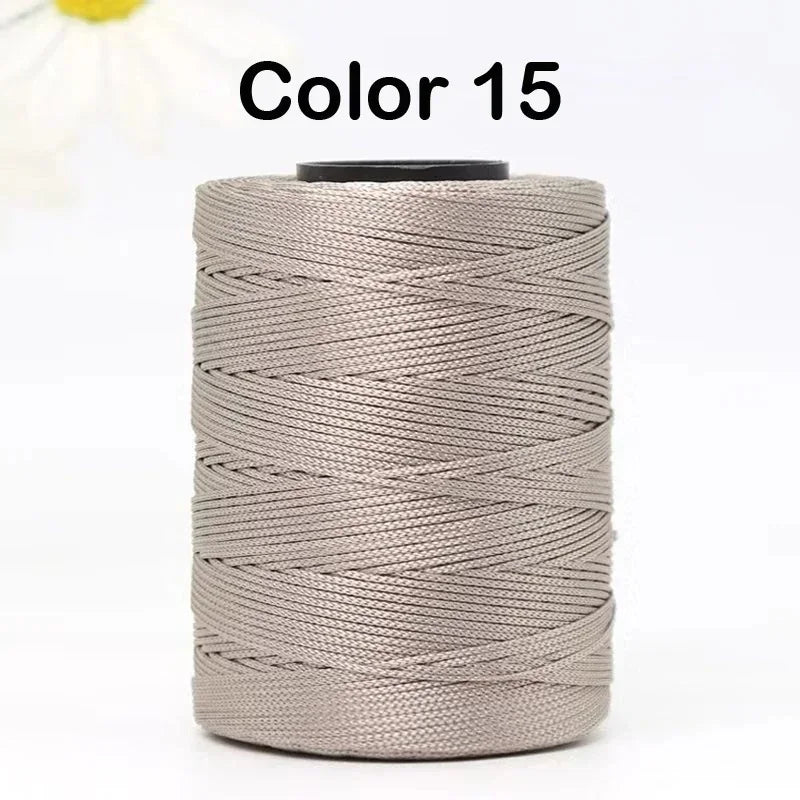 100g/Roll 1mm 230 Meters Ice Silk Summer Crochet Yarn for DIY Knitting Bag Shoes Hat Hollow Polyester Rope Thread Handmade Craft