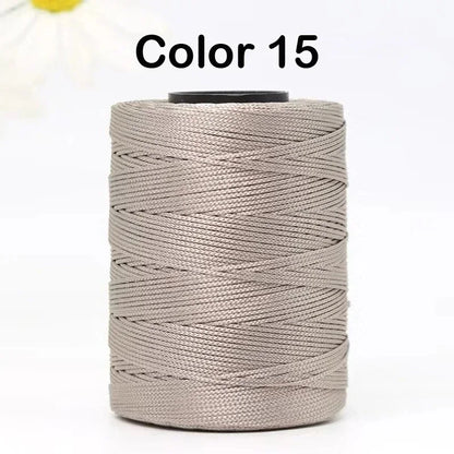 100g/Roll 1mm 230 Meters Ice Silk Summer Crochet Yarn for DIY Knitting Bag Shoes Hat Hollow Polyester Rope Thread Handmade Craft