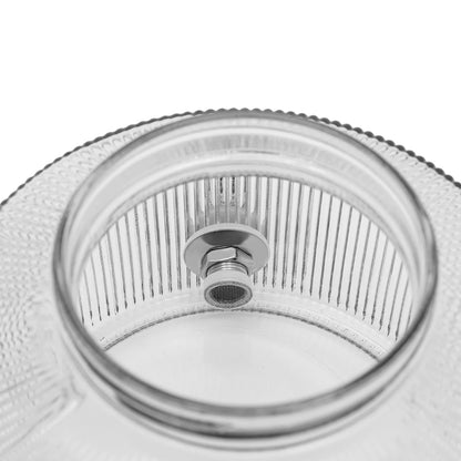 iced Beverage Dispenser 2.8L DIY Beverage Clear Glass Combined with Tap, Suitable for Refrigerators
