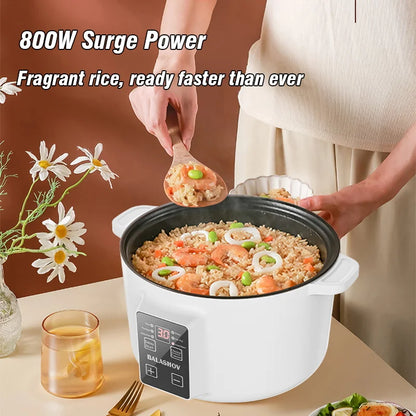 800W Electric Multifunctional Cooker Household Hot Pot Intelligent Non-stick Cookware for Kitchen Home Appliance Rice Pot 3.5L