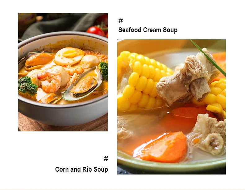 800W Electric Multifunctional Cooker Household Hot Pot Intelligent Non-stick Cookware for Kitchen Home Appliance Rice Pot 3.5L