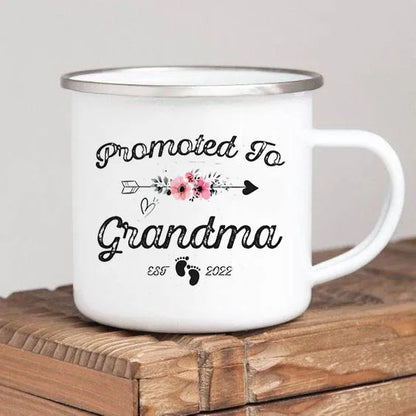 Mothers Day Gift For Grandmother  Worlds Best Grandma coffee mug Grandma drink enamel mugs Granny Grandmother Birthday Gifts