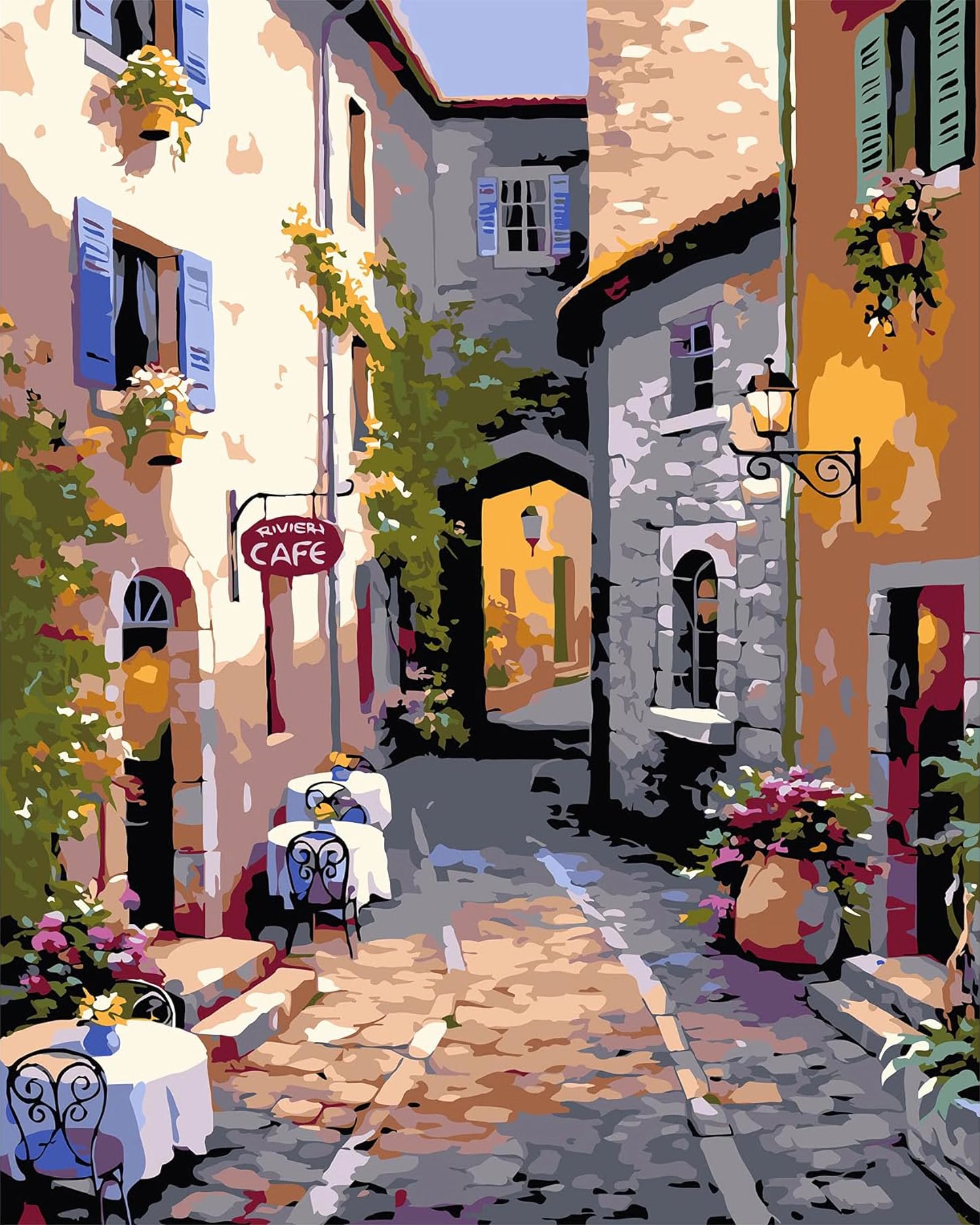 Paint by Numbers Kit for Adults，children，Beginner to Advanced NumberOil Paintin ，Home Decor ，DIY Art Scenery Oil Paintin 40X50CM