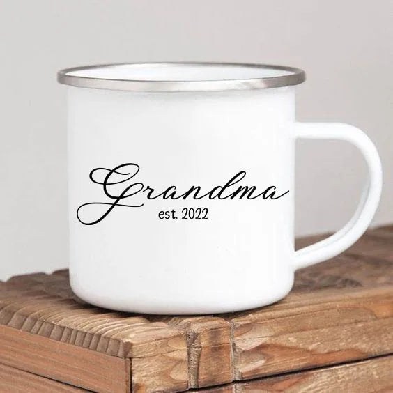 Mothers Day Gift For Grandmother  Worlds Best Grandma coffee mug Grandma drink enamel mugs Granny Grandmother Birthday Gifts