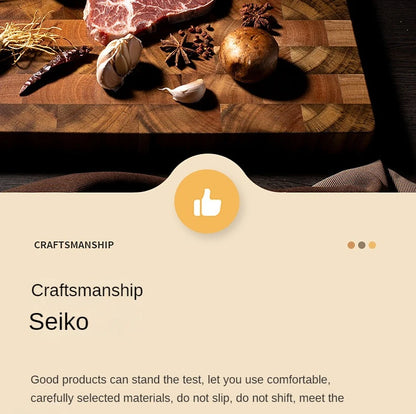 Cutting Board Double-sided Using Premium Acacia Wood Splicing Chopping Board Drain Water and Damp-proof Kitchen Tools