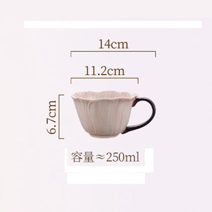 Relief Purple Floral Ceramic Plate Dessert Plate Pasta Dish Soup Bowl Salad Bowl Snack Bowl Molecular Cuisine Creative Tableware