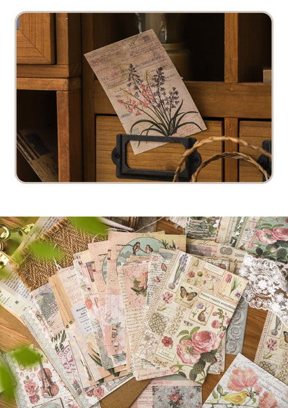 Vintage Series Scrapbooking 100Pcs/Pack Past Stories