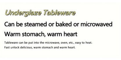 4-Piece 5.6-Inch Minimalist Ceramic Small Plates Set, Multi-functional plates，Oven/Microwave/Dishwasher Safe