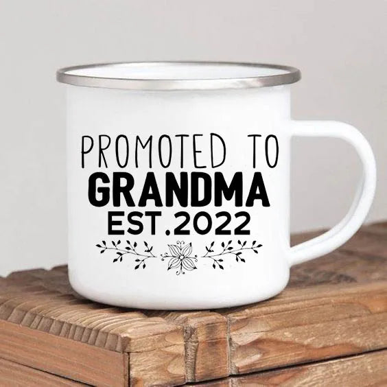 Mothers Day Gift For Grandmother  Worlds Best Grandma coffee mug Grandma drink enamel mugs Granny Grandmother Birthday Gifts