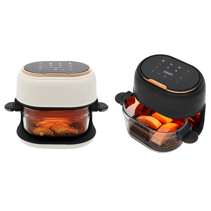4L 1350W Multifunctional Touchscreen Air Fryer With Timer Function Adjustable Temperature for Frying and Baking Various Foods
