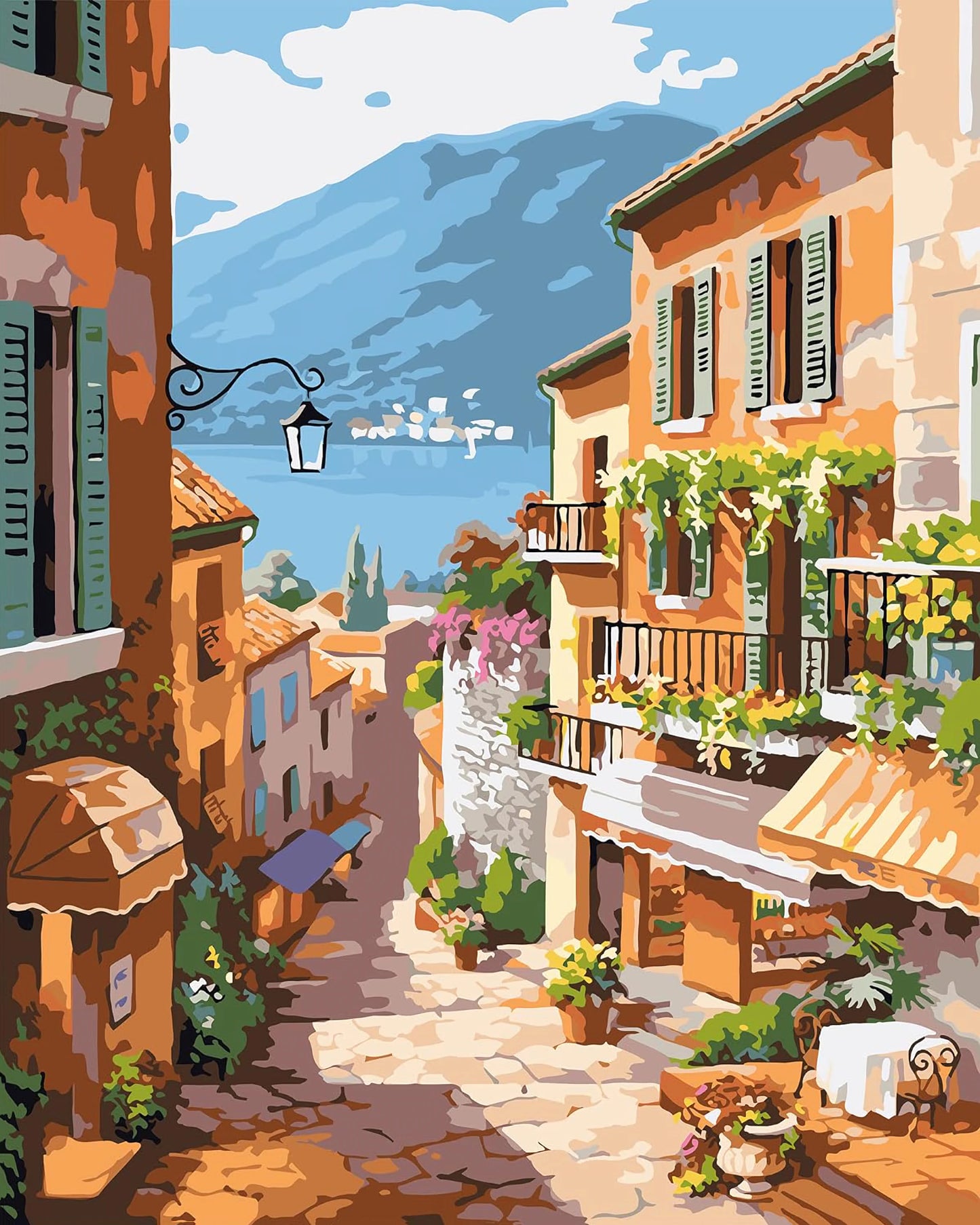 Paint by Numbers Kit for Adults，children，Beginner to Advanced NumberOil Paintin ，Home Decor ，DIY Art Scenery Oil Paintin 40X50CM