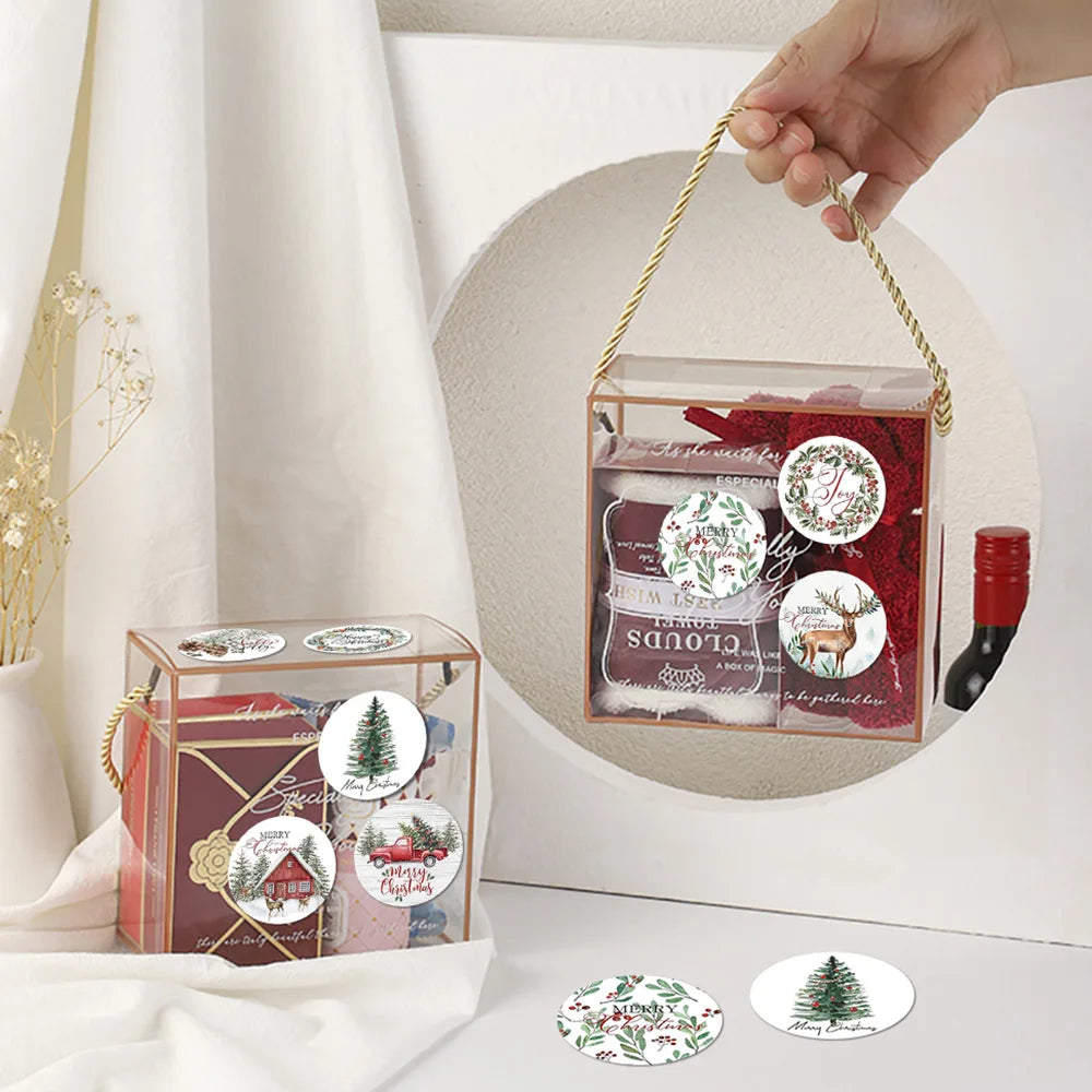 Christmas Stickers for Envelope 500pcs 1inch