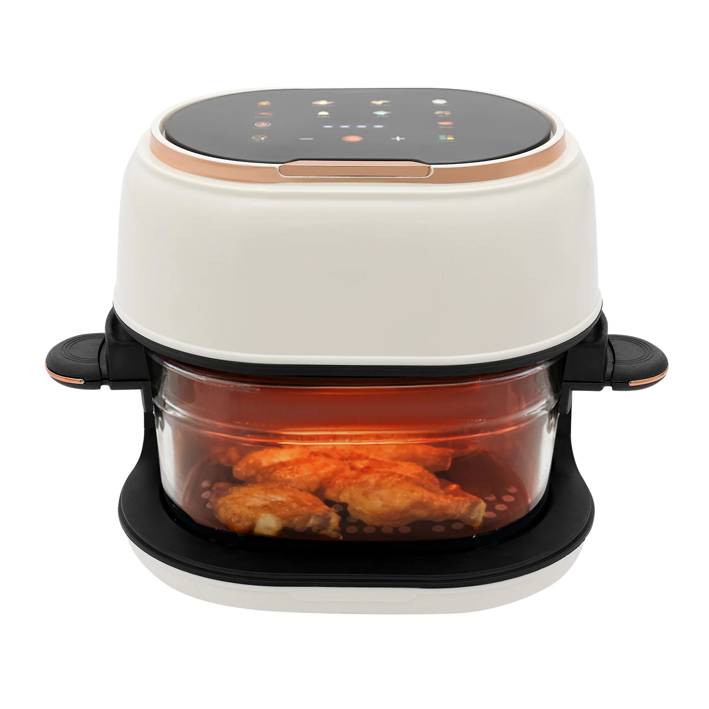 4L 1350W Multifunctional Touchscreen Air Fryer With Timer Function Adjustable Temperature for Frying and Baking Various Foods