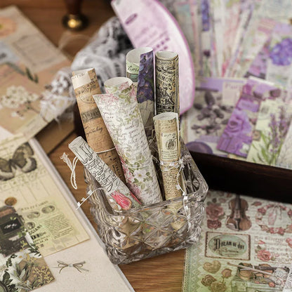 Vintage Series Scrapbooking 100Pcs/Pack Past Stories