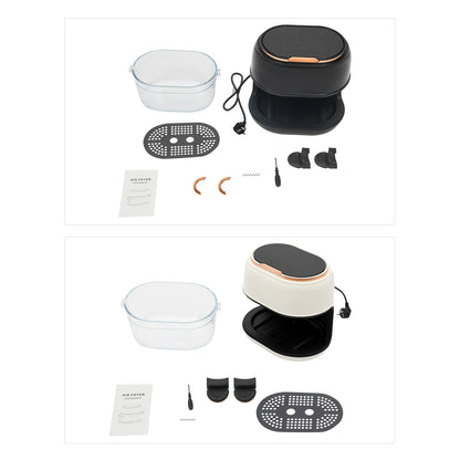 4L 1350W Multifunctional Touchscreen Air Fryer With Timer Function Adjustable Temperature for Frying and Baking Various Foods