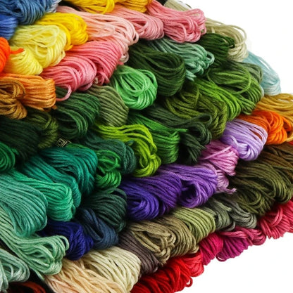 Mix Colors Embroidery Thread Cotton Sewing Skeins Craft Cross Stitch Floss Kit Line DIY Tools Make Bracelets