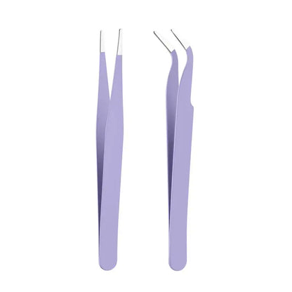 Stainless Steel Tweezers Scrapbook Sticker Tape Picking Straight Head Elbow Tweezers DIY Junk Journal Album Crafts Supplies