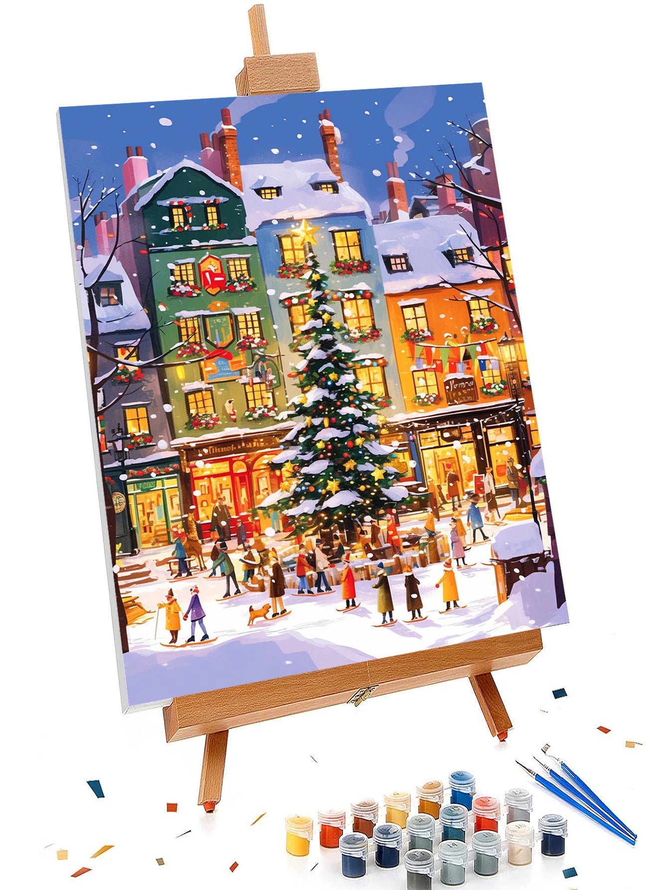 Paint by Numbers Kit for Adults，children，Beginner to Advanced NumberOil Paintin ，Home Decor ，DIY Art Scenery Oil Paintin 40X50CM