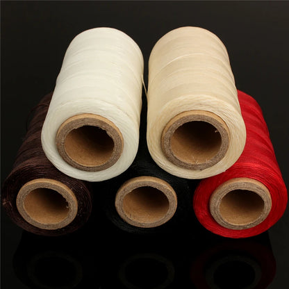 High Quality Durable 240 Meters 1mm 150D Leather Waxed Thread Cord for DIY Handicraft Tool Hand Stitching Thread