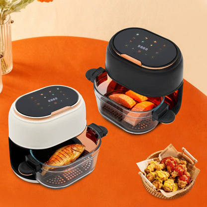 4L 1350W Multifunctional Touchscreen Air Fryer With Timer Function Adjustable Temperature for Frying and Baking Various Foods