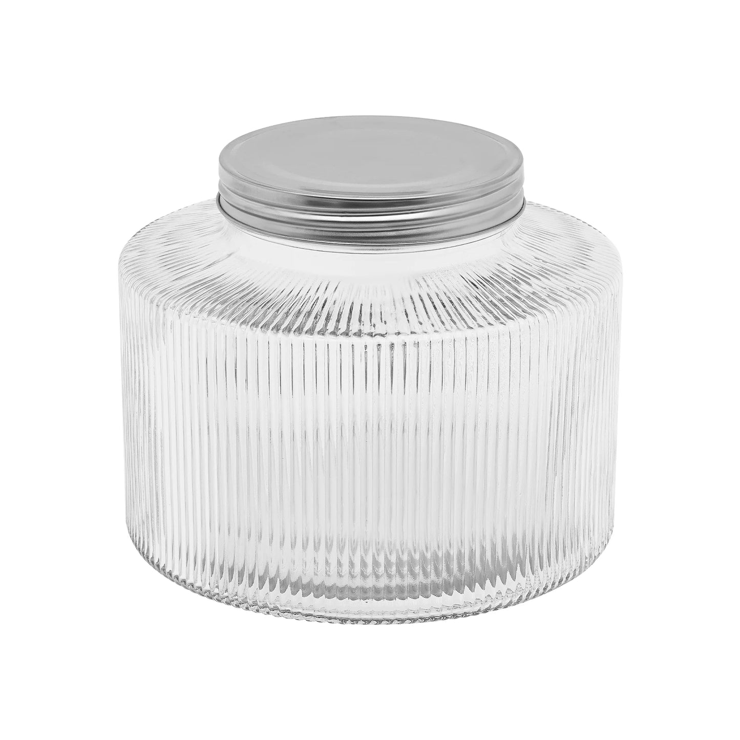 iced Beverage Dispenser 2.8L DIY Beverage Clear Glass Combined with Tap, Suitable for Refrigerators