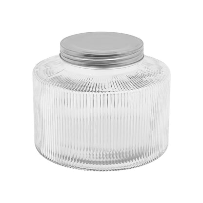 iced Beverage Dispenser 2.8L DIY Beverage Clear Glass Combined with Tap, Suitable for Refrigerators