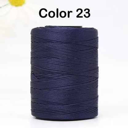 100g/Roll 1mm 230 Meters Ice Silk Summer Crochet Yarn for DIY Knitting Bag Shoes Hat Hollow Polyester Rope Thread Handmade Craft